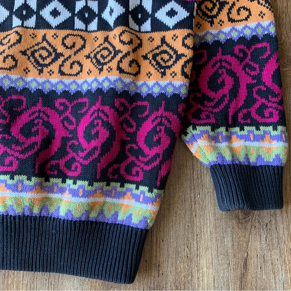 Vintage Esprit Sweater Medium 90s Ugly - Picture 4 of 5